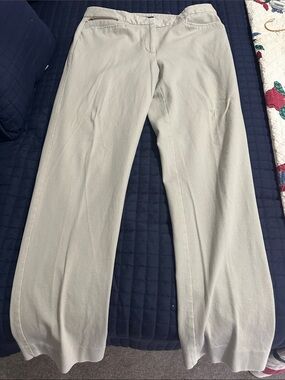 Jones New York Beige Straight Leg Trousers